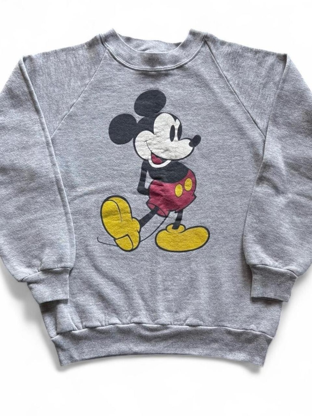 80s Mickey Mouse Classic Crewneck Adult Unisex Small 17.5x20.5